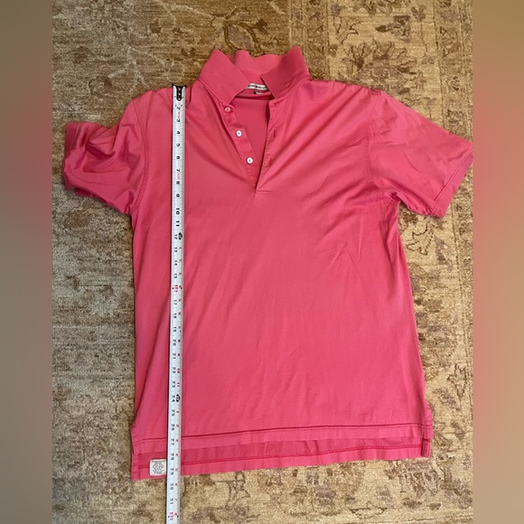 Peter Millar Men’s Pink Polo size Medium - Picture 9 of 11